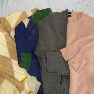 4 mock neck sweater bundle!